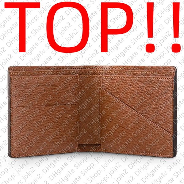 SUPERIORE. M60895 PORTAFOGLIO MULTIPLO Porta carte // Borsa a mano firmata Borsa Hobo Satchel Frizione Baguette da sera Secchiello Tote Pouch Bag Pochette Accessori Tronco