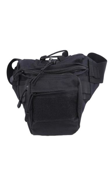 Utilitário pacote de cintura tático ao ar livre bolsa acampamento caminhadas cintura garrafa água cinto sacos camuflagem fanny pack9965921