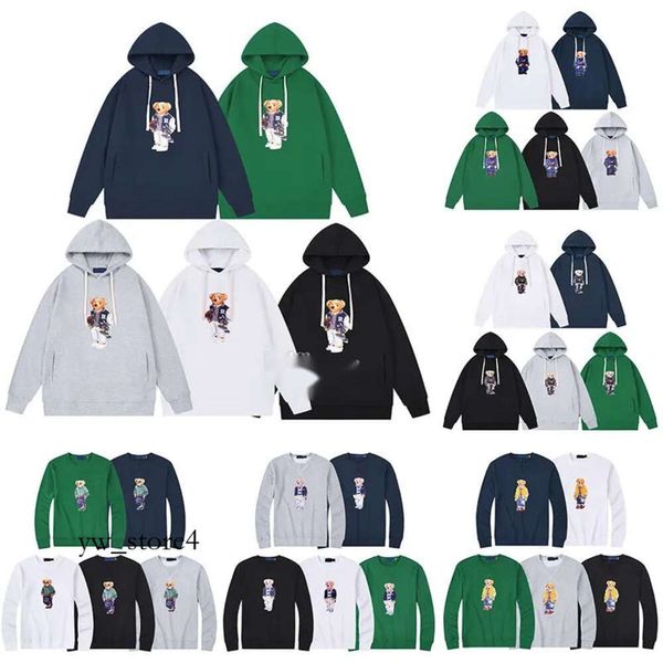 Erkek Hoodies Laurens Bear Sweatshirts Turuncu Hoodie Polo Sweater Tasarımcı Erkek At Moda Polo Terzo Seti Ayı Baskı Lawrence Pamuk Sıradan Waterpolo Nrbz