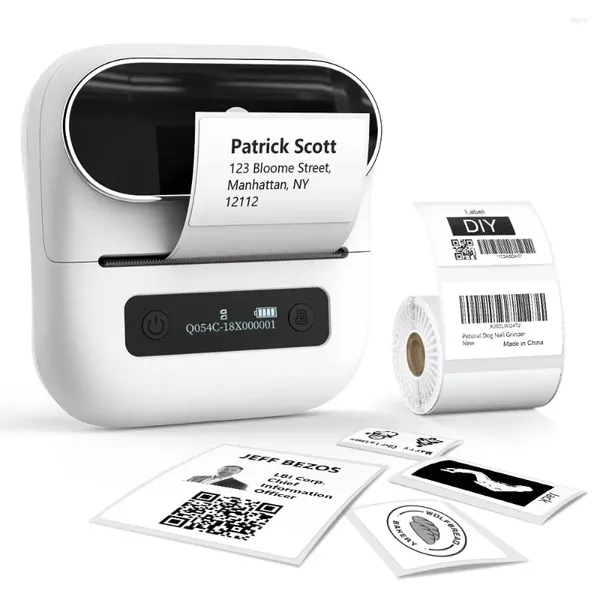 Phomemo M220 Etikettendrucker Thermodrucker Tragbarer Bluetooth-Hersteller für Barcode-Adressbeschriftung Mailing für PhonePC