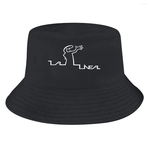Berets novidade unisex balde chapéus la linea tv hip hop pesca sol boné estilo de moda projetado