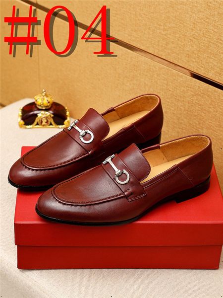 40model 2024 Marca de lujo Zapatos de cuero de moda para hombres Zapatos de cuero formales Zapatos de vestir de diseñador de negocios Oxfords para hombres Zapatos de boda Derby para hombres Tallas grandes 38-45