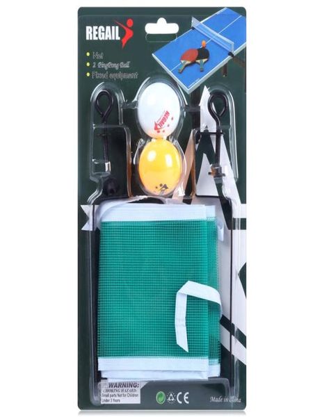 REGAIL Conjunto de tênis de mesa portátil NetREGAIL Conjunto de tênis de mesa portátil Net Ping Pong Ball Fix Equipment Ping Pong Ball Fix Equipment7934705