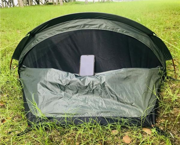 Tenda ultraleve mochila acampamento ao ar livre saco de dormir leve para uma única pessoa saco bivvy 2206061606666