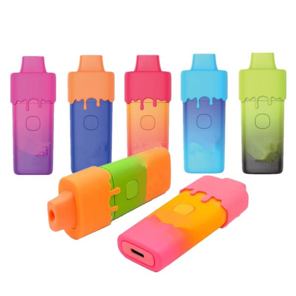 2ml 3ml Boş Pod Kalın Yağ Tek Kullanımlık E-Cigettes Kiti 300mAh Şarj Edilebilir Pil 2G 3G 3 Gram 2000mg 2.0ml 3.0ml Teşebans Vape Kalem Kitleri Paketleme Kutuları Olmadan