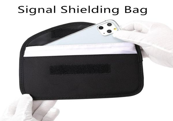 Premium Faraday Box Autoschlüsseletui Tasche RFID-Schloss Doppelschichtiger antimagnetischer Strahlenschutz Handy-Aufbewahrungstaschen6247430