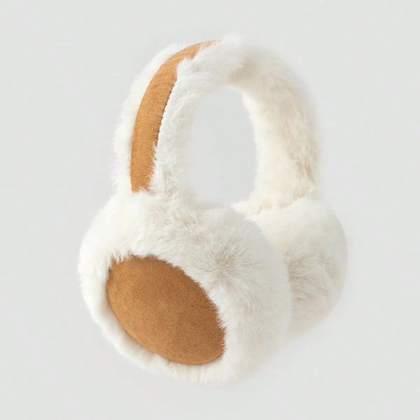 Ear muffs masculino e feminino casal earmuffs inverno quente pelúcia cobre orelhas mais quente natal veado chifre tampões de ouvido 231208