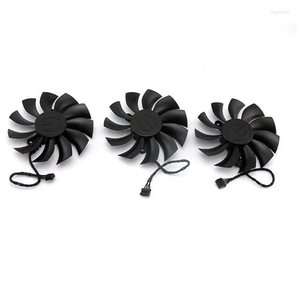 Fans Kühlungen Computer 86 mm / 3,38 Zoll Pla09215B12H 4Pin 12 V 0,55 A VGA-Lüfter Grafikkartenkühlung für Evga GTX 1080 Ti 11 GB Drop Lieferung C Dhyua