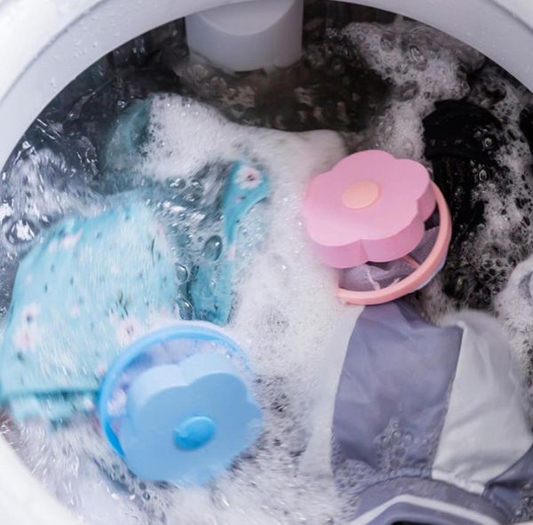 I più nuovi 5 colori nuova lavatrice depilatore depilatoria protezione vestiti appiccicosi palla da bucato filtro rotondo in plastica 7397342