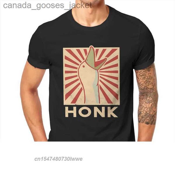 Homens camisetas Untitled Honk Bell Jogo Internet Meme 100% Algodão Tshirt Honk Básico Camiseta Homme Homens Roupas Impressão Na Moda L231208