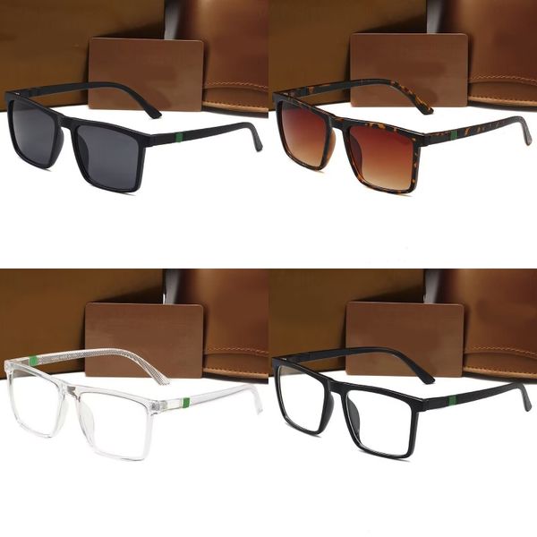 Homens moda óculos simplicidade lunette homme designer óculos de sol para mulheres quadrado largo espelho quadro mens designers óculos de sol mz064