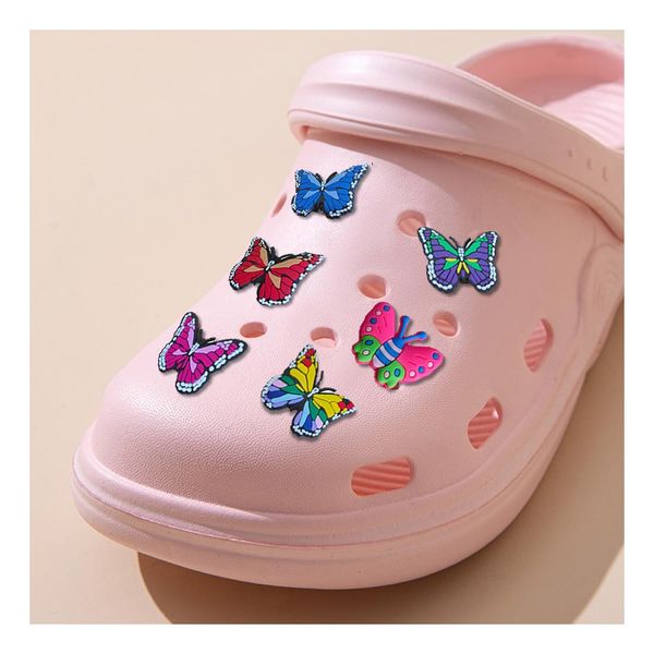 Cartoon-Accessoires Clog Mode Männer Sandalen Charakter Charms 2D Weich-PVC-Schnallen Dekorationen Passende Kinderarmbänder Geschenke Moq 100 Stück D Dr Otjib