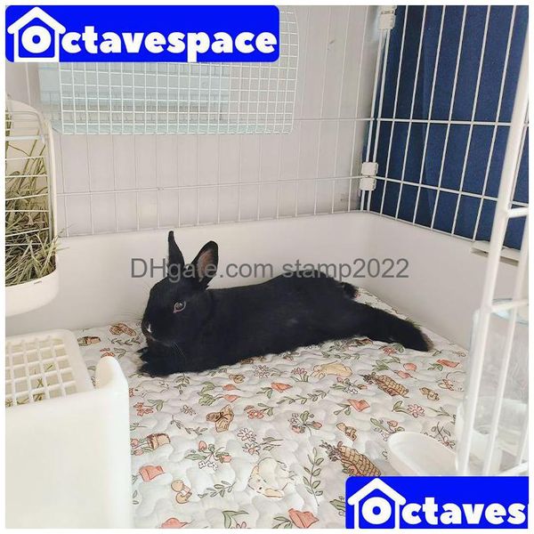 Andere Heimtierbedarf Kaninchen Bodenmatte Sofa Kissen Trainingsunterlage Meerschweinchen Lapin Käfig Katze Hundeschlitten Decke Zaun Hase 230925 Drop Del Dhuru