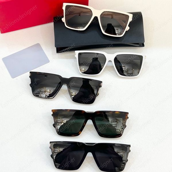 Designer-Sonnenbrillen für Herren und Damen, Designer-Sonnenbrillen, Wellington-Sonnenbrillen mit quadratischen Acetatrahmen, 1:1, Modell SL 610, französische klassische Herren-Sonnenbrillen