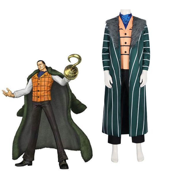 Аниме One Piece cos костюм сэр крокодил карнавальный костюм костюм на Хэллоуин