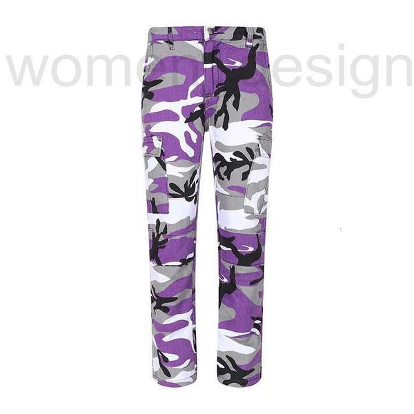 Jeans da uomo firmati di lusso JB Trendy Brand Pants, Military Multi Pocket Camo Work Casual W4VB