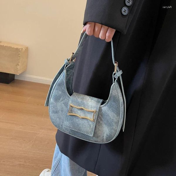 Akşam çantaları bayanlar hafif konfor ince işçilik manyetik toka açık ve yakın alışveriş banliyö omuz span çantası