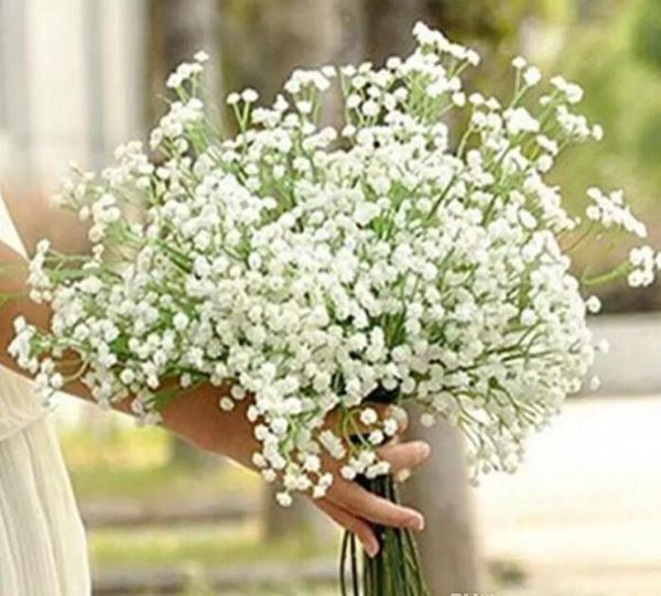 Gypsophila seda respiração do bebê artificial falso flores de seda planta casa festa de casamento decoração para casa barato 2673160