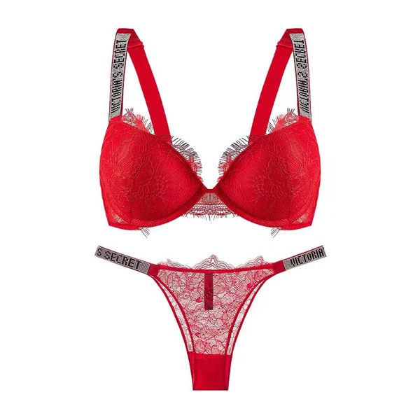 2024 frauen Sexy Bügel Push-Up Spitze Bh Und Panty Set Klassische Geheimnis Valentinstag Datum Spitze Bh Set