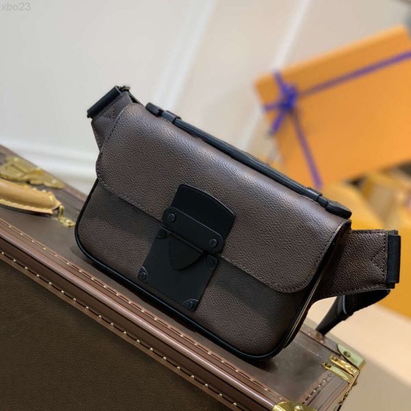 Top S Lock Slingbag Designer Hüfttasche Beschichtete Leinwand Brusttasche 10A Spiegelqualität Umhängetasche mit Box L331