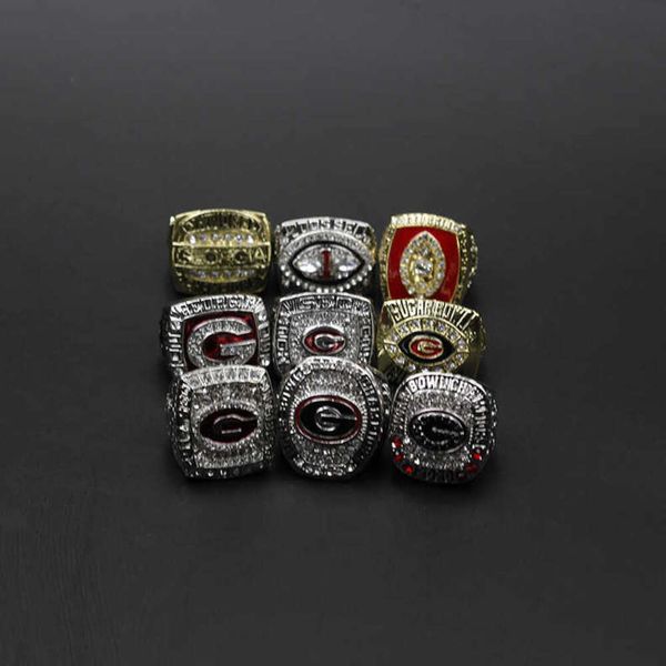 Cluster Rings Nc aa University of Georgia Bulldog 9 Set League Champion Ring Nachdruck