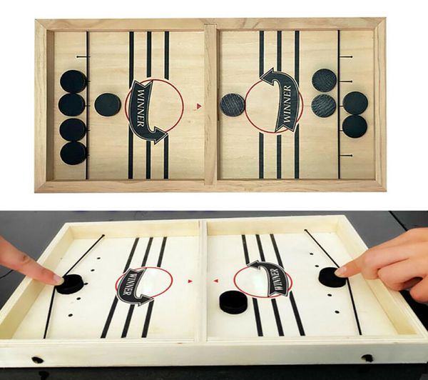 Foosball kazanan oyunları masa hokey oyunu mancınık satranç parentchild interaktif oyuncak hızlı sling puck masa oyuncakları çocuklar için t1989863