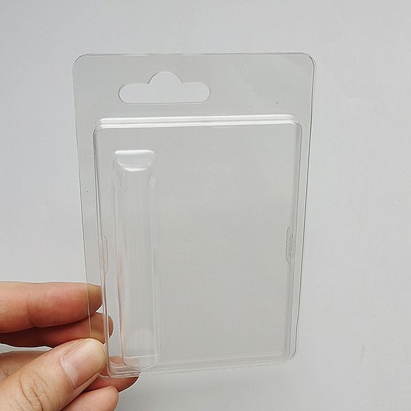 Confezione in plastica Confezione di cartucce Vape Confezione in blister Confezione trasparente Vape Chamshell Confezione Vape Confezione OEM STOCK USA per cartucce Vape da 1 ml 0,8 ml