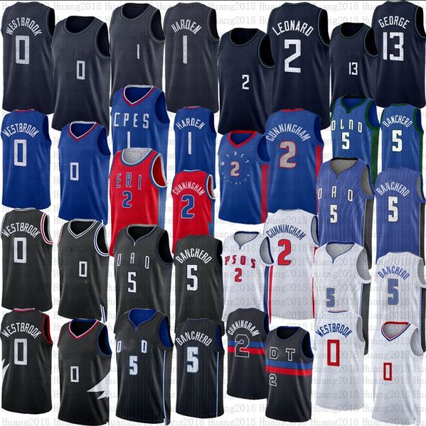 James Harden Kawhi Leonard Paul George Jerseys de basquete Russell Westbrook Terance Mann Ivica Zubac Norman Powell 2023 City Nah'Shon Hyland Mason Plumle 2 Leonard