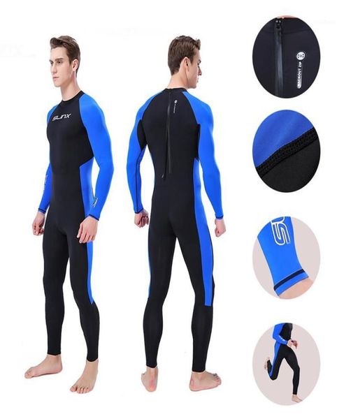 Slinx mergulho wetsuit masculino fino terno de mergulho lycra natação wetsuit surf triathlon mergulho maiô bodysuit completo soft13837420