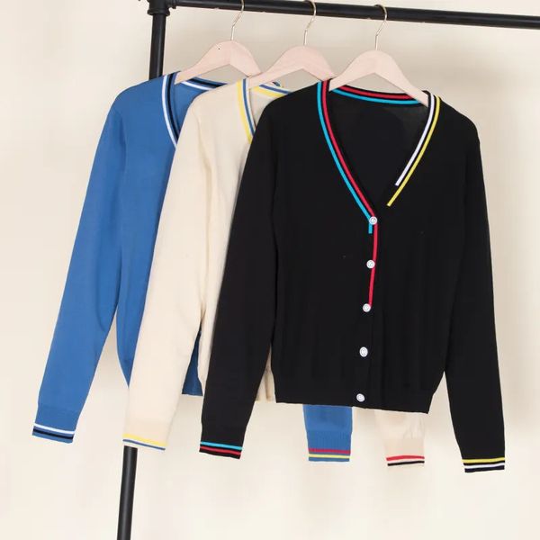 Kadın Sweaters tığ işi üst bluz tricot giyim kırpılmış Kore moda tarzı jersey hırka kadın örgü bayanlar kazaklar siyah dış giyim 231208