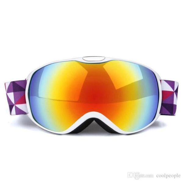 Crianças Goggles de esqui uv400 máscara de esqui antifog dupla camadas de dupla camadas de sol polarizadas homens homens snowboard esqui esport os óculos de óculos de óculos de óculos de óculos de óculos