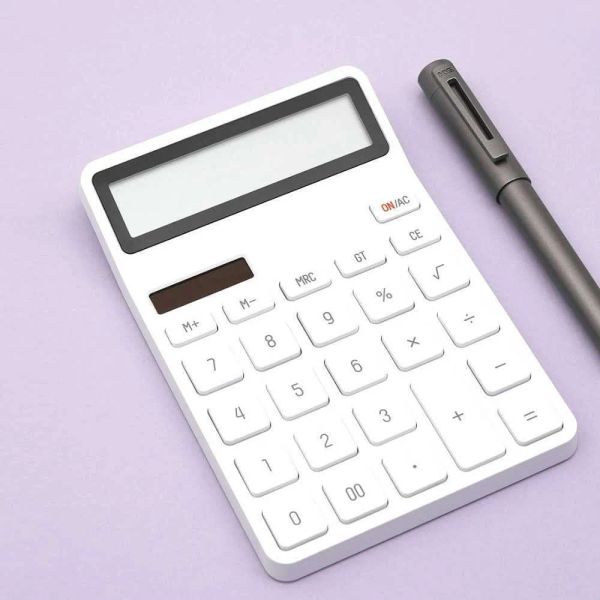 Calculadoras atacado mini calculadora de escritório portátil eletrônico digital lcd finanças contabilidade desktop calculadoras284b x0908 clephan