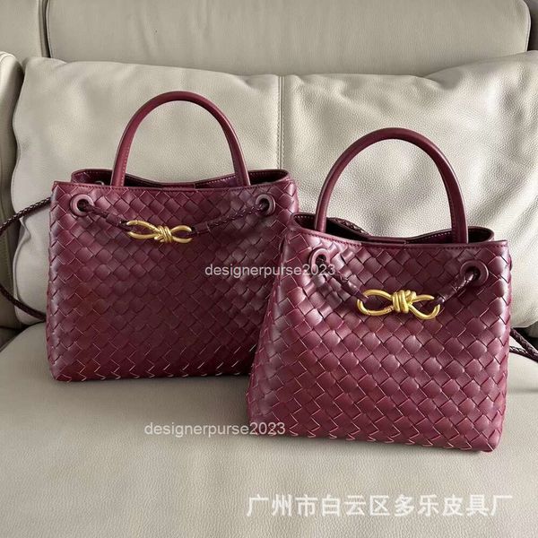 Borsa Botegas in pelle fatta a mano Venetas Grande singola Andiamo Borse tote in tessuto nuove da donna Borsa a tracolla con tracolla a cassetta con capacità classica di fascia alta Designer Stesso modello 0imz