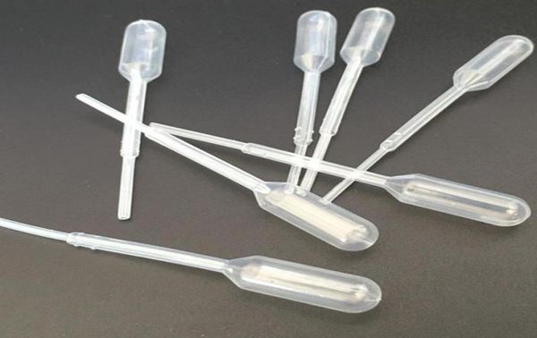 Bottiglie di stoccaggio 1800 Pezzi 02ML Pipette di trasferimento graduato monouso in plastica Set contagocce Pipetta per tubi Scuola sperimentale 8646051