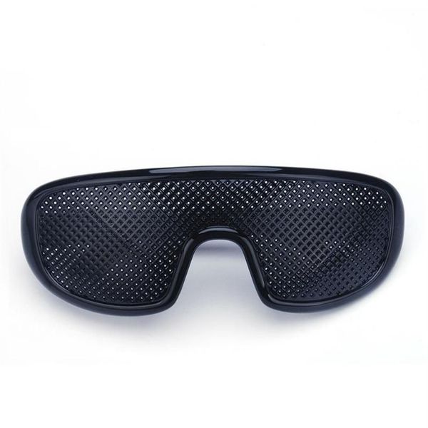 Очки-обскуры, черные солнцезащитные очки против усталости, маленькие отверстия для близорукости, очки высокого качества из пластика Drop268Y