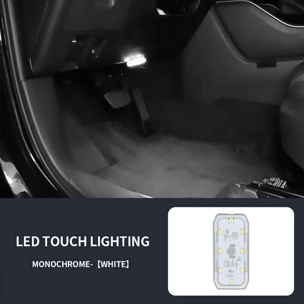 Neue 1 stücke Auto LED Touch Lichter USB Innen Licht Drahtlose Dach Decke Leselampen für Tür Fuß Stamm Lagerung box