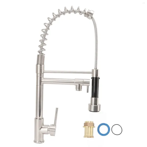 Rubinetti del lavandino tocco di acqua facile pulizia del rubinetto cucina controllo controllo a 360 ° a rotazione applicazione con spruzzatore a tiro verso il basso per toilette