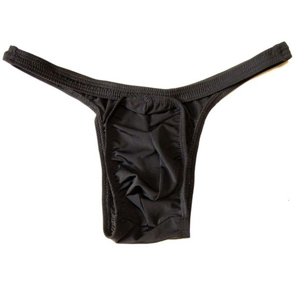 Sissy Männer S Sexy Pouch Tanga Unterwäsche Dünne Nylon Spandex Micro Tanga Elastische Einfache String T Zurück Gay Jockstrap