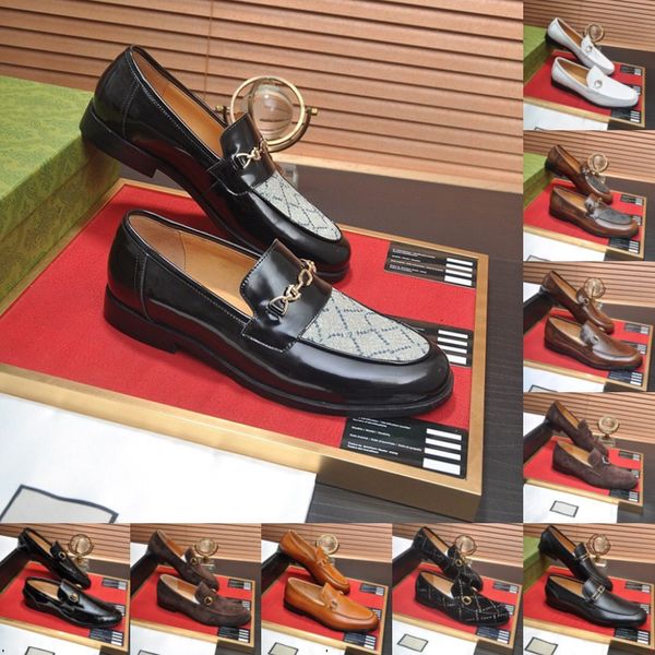 102MODEL 2024 Neue Mode Blau Herren Designer Kleid Schuhe Größe 38-45 Luxus Casual Loafer Männer Party Schuhe Slip-on Leder Schuhe für Männer zapatos hombre