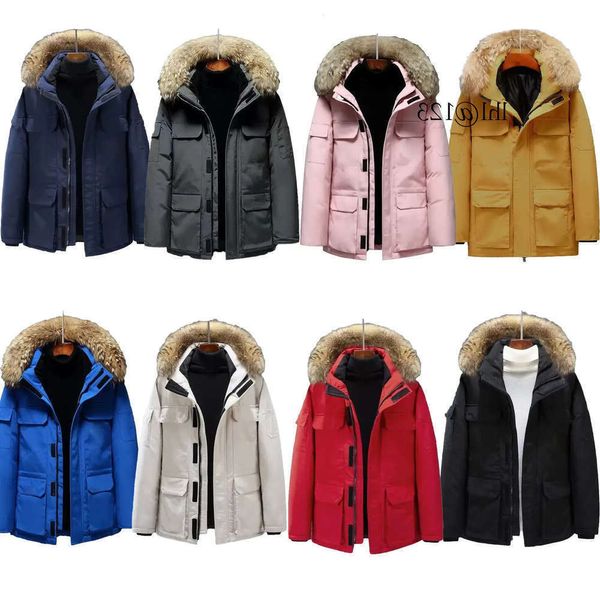 Giacca da uomo Designer Down Canadian Goose Winter Ladies Pie Overcome Cappotto antivento Fashi CC Commercio all'ingrosso 2 Pezzi Pezzi all'ingrosso Sconto del 10% G