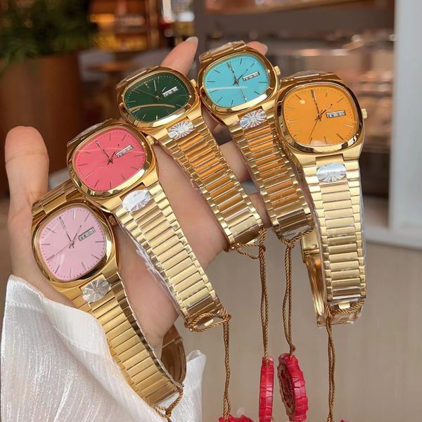 Роскошные женские часы из розового золота, лучший бренд, 36 мм, дизайнерские наручные часы, женские часы для женщин, подарок на Рождество ко Дню святого Валентина, часы из нержавеющей стали
