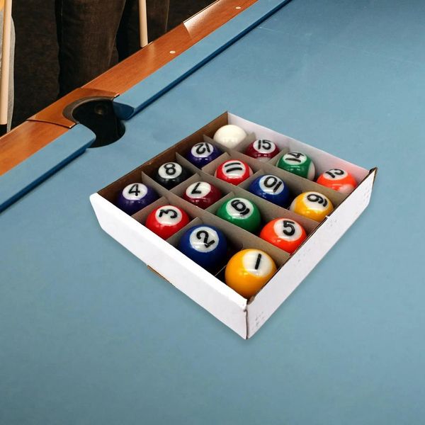 Bilardo Balls 16pcs Profesyonel Uzun Hizmet Yaşamı Uygun Boy Becerileri Bir Sonraki Seviye 231208