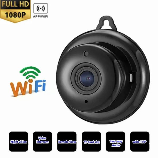 Mini DVs Mini Câmera WiFi IP Visão Noturna Home Smart Security DVR Camcorder 1080P HD Micro Câmera Suporte Detecção de Movimento Visão Remota 231208