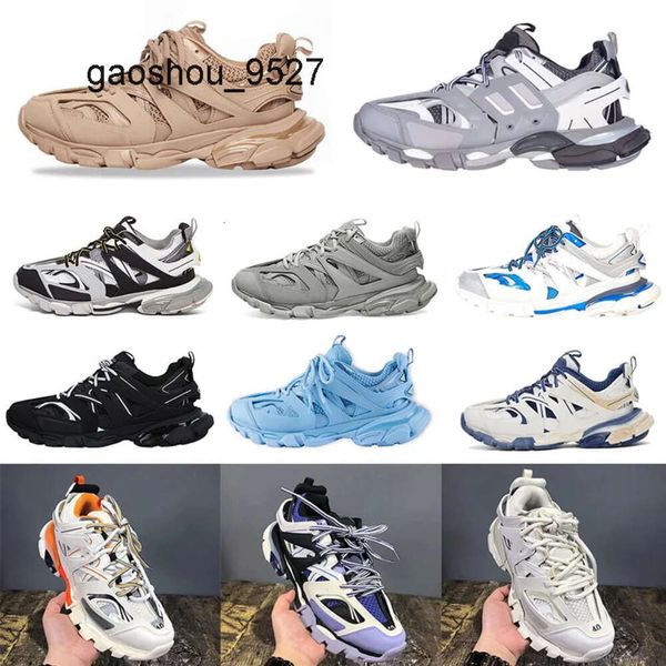 Balencaigalies neri balencigalies Scarpe casual Scarpe da ginnastica Triple S Pista da uomo 30 Gr Sneakers Scarpe da corsa trasparenti da donna con azoto cristallo Suola bianca E71W