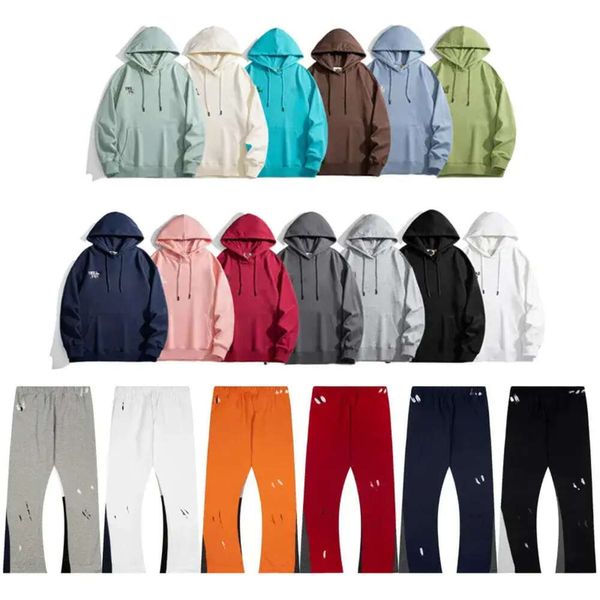 Designer Herren Depts Hoodies Hosen Handbemalte Splash-Ink Spleißen Kordelzug High Street Casual Jogginghose Mikro Großhandel 2 Stück 10 % Rabatt C