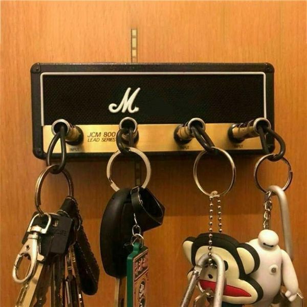 Haken Schienen Schlüsselaufbewahrung Gitarre Schlüsselanhänger Halter Jack II Rack 2 0 Elektrisches Schlüsselregal Verstärker Vintage Verstärker Geschenk Drop Hook 210626240A