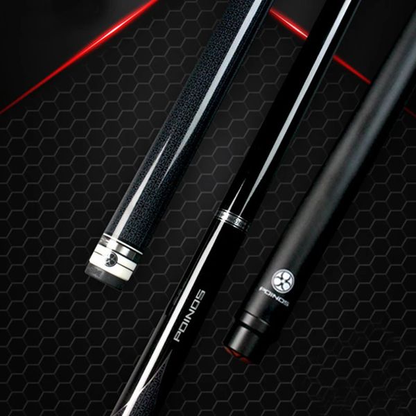 Tacos de bilhar de alta qualidade Poinos Black Pool Cue Stick Shaft 13mm 115mm 105mm Bullet Joint China 231208