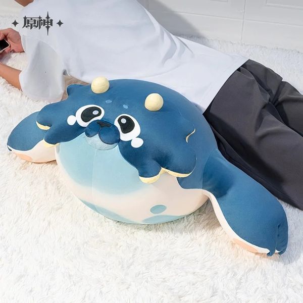 Plüschpuppen Spiel Genshin Impact Fontaine Seal Blubberbeast Cosplay Kissen Puppe Figur Zubehör Erwachsene Kinder Prop Geschenk 231208