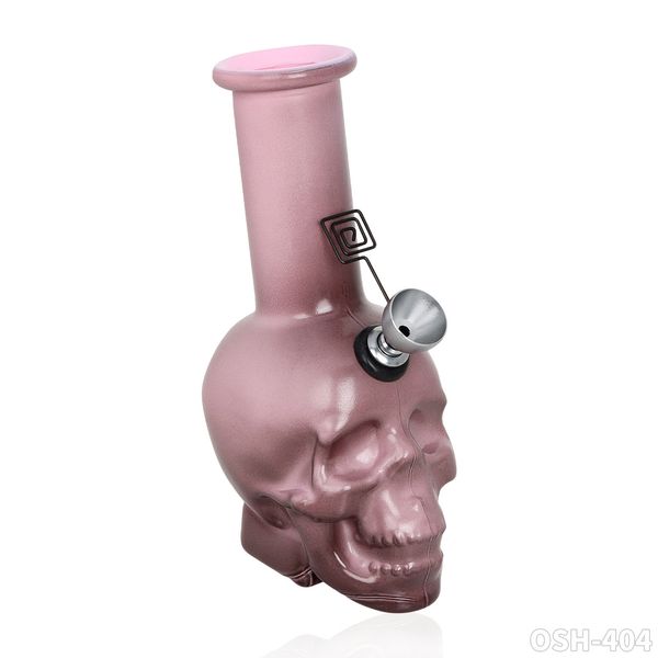 150mm Bongo Acrílico com 15MM Mix Forma de Crânio Fumar Água Shisha Cachimbo Acrílico Cachimbo de Cachimbo de Cachimbo de Cachimbo Acessório para Fumar Atacado