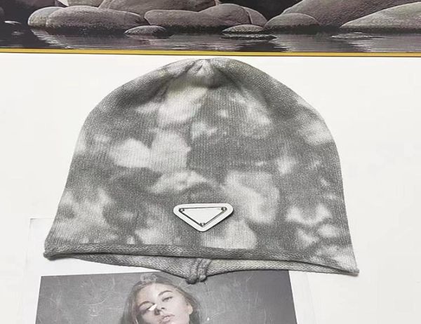 Triángulo invertido Mark Heap cap ski HeadWrapping Hip Hop Toque otoño lana sombrero frío letra sombrero doble tejido para hombres y mujeres o2385435